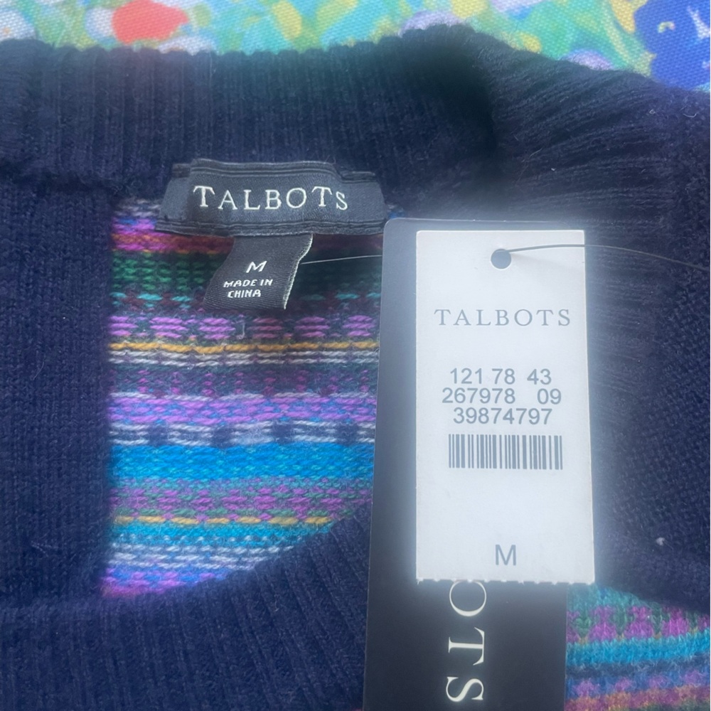 Talbots Multicolor Knit Sweater - Picture 4 of 4